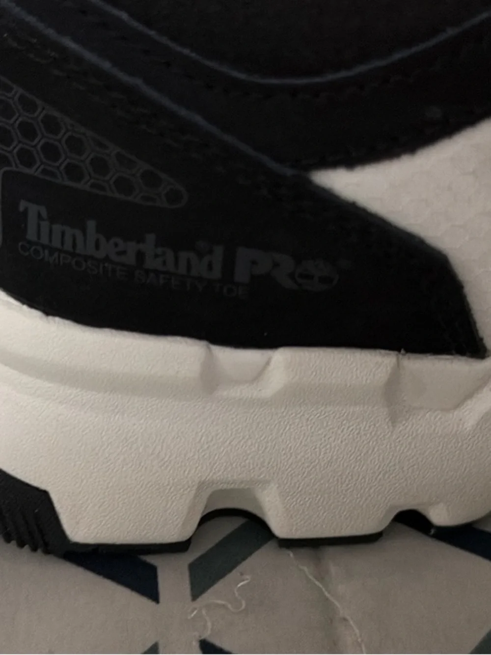 Timberland Black and White Men's Boots - Lace-Up Outdoor Style